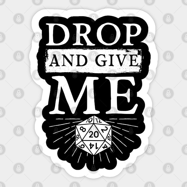 Drop And Give Me 20 RPG Sticker by Cooldruck